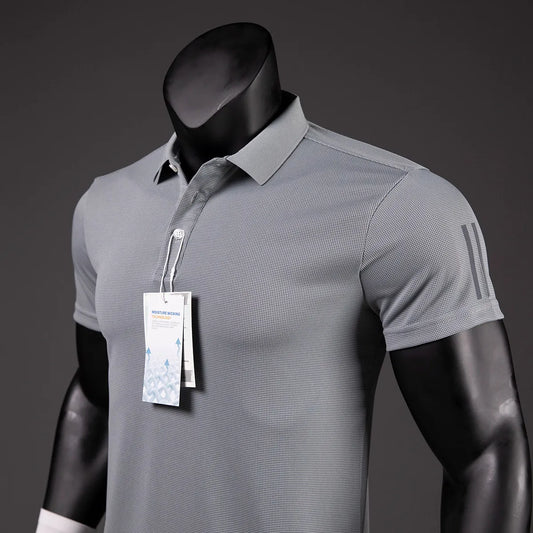 Men's Golf  Luxury Functional Polo Shirt